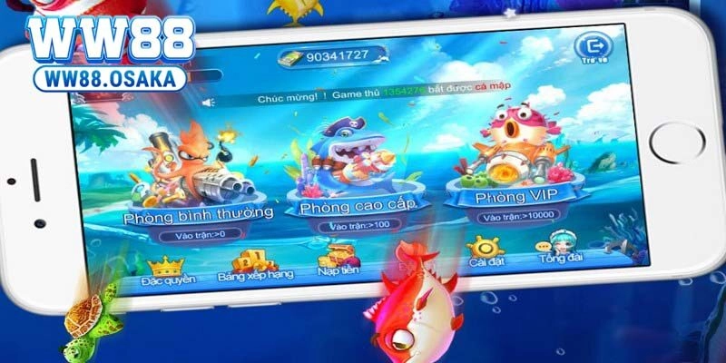 Trải nghiệm hệ thống bắn cá kim cương tại nhà cái uy tín